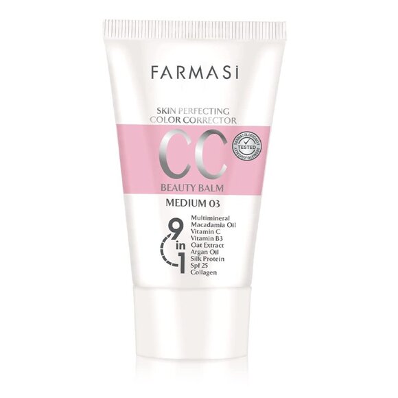 Farmasi Skin Perfecting Beauty Balm CC Cream Medium 03 - Picture 1 of 4